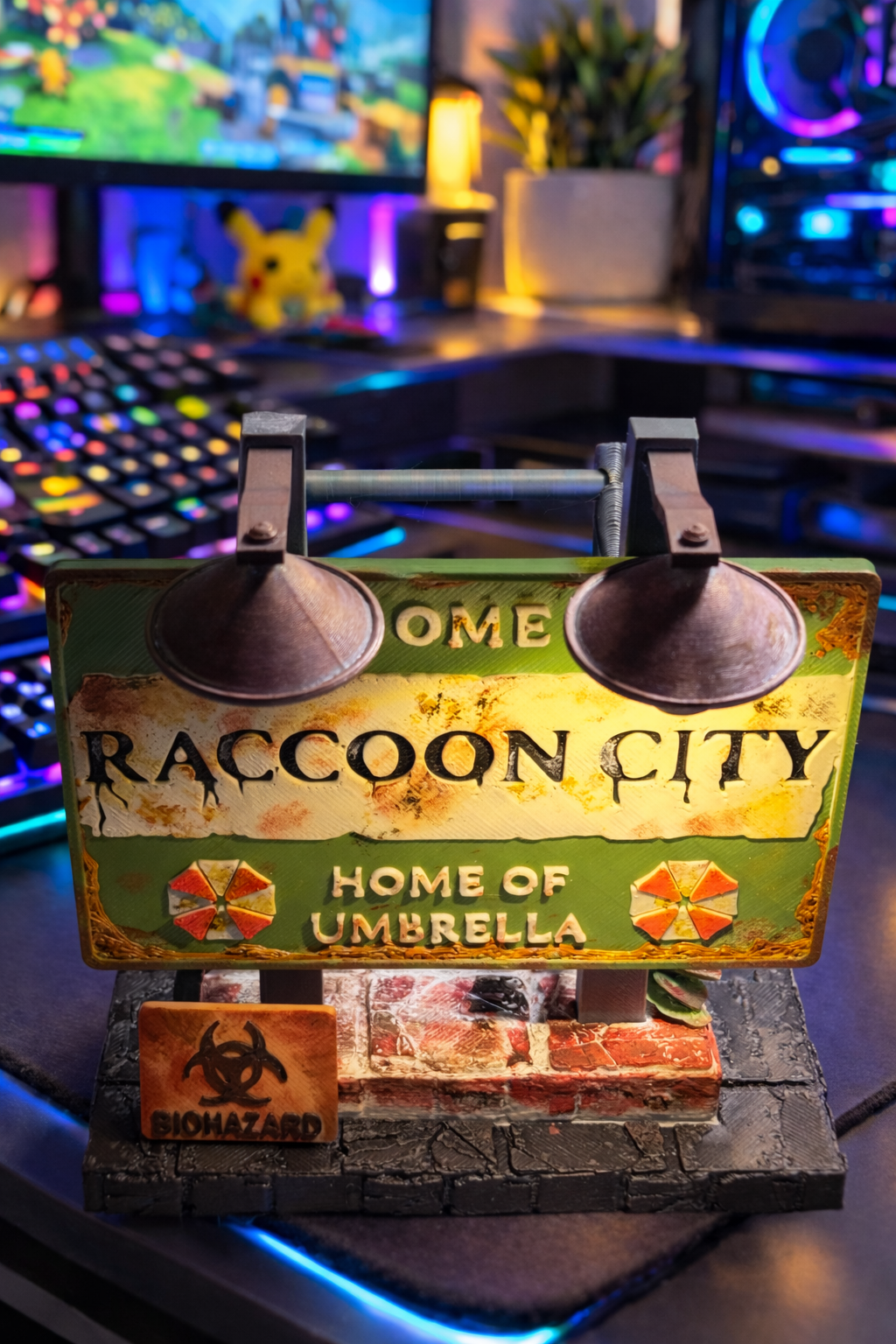 Resident Evil Requiem Universal Controller Holder-3D Printed-Desk Decoration-Fan Made Gift-Handpainting